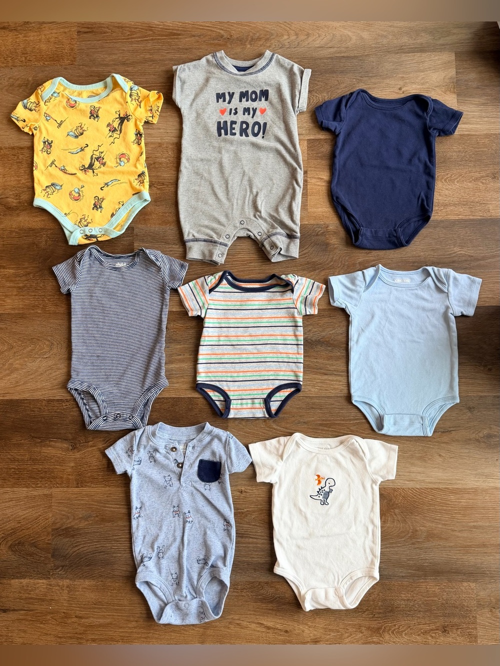 CAT & JACK | Onesie Bundle | Baby Bodysuits | Short Sleeve Lot | Romper